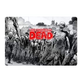 Магнитный плакат 3Х2 с принтом Walking Dead [2] в Тюмени, Полимерный материал с магнитным слоем | 6 деталей размером 9*9 см | walking dead | зомби | ходячие мертвецы