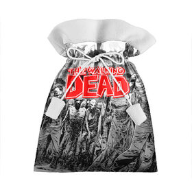Подарочный 3D мешок с принтом Walking Dead [2] в Тюмени, 100% полиэстер | Размер: 29*39 см | walking dead | зомби | ходячие мертвецы