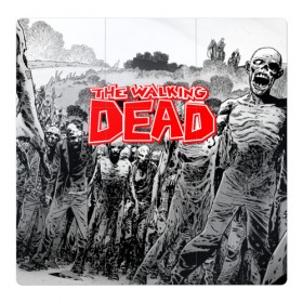 Магнитный плакат 3Х3 с принтом Walking Dead [2] в Тюмени, Полимерный материал с магнитным слоем | 9 деталей размером 9*9 см | walking dead | зомби | ходячие мертвецы