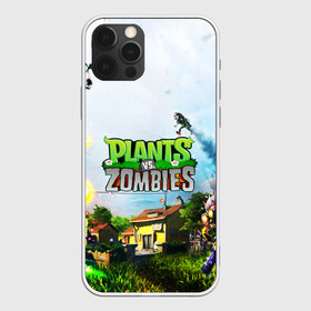 Чехол для iPhone 12 Pro с принтом PLANTS VS. ZOMBIES в Тюмени, силикон | область печати: задняя сторона чехла, без боковых панелей | Тематика изображения на принте: garden warfare | plants | plants vs. zombies | plants vs. zombies: garden warfare | popcap | zombies | кактус | картошка | подсолнух | растения против зомби | сад