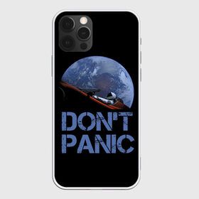 Чехол для iPhone 12 Pro Max с принтом Dont Panic в Тюмени, Силикон |  | 2022 | cat | elon | galaxy | mars | moon | musk | nasa | space | spacex | tesla | вселенная | галактика | звезды | илон | космонавт | космос | луна | марс | маск | наса | скафандр | тесла