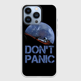 Чехол для iPhone 13 Pro с принтом Dont Panic в Тюмени,  |  | 2022 | cat | elon | galaxy | mars | moon | musk | nasa | space | spacex | tesla | вселенная | галактика | звезды | илон | космонавт | космос | луна | марс | маск | наса | скафандр | тесла