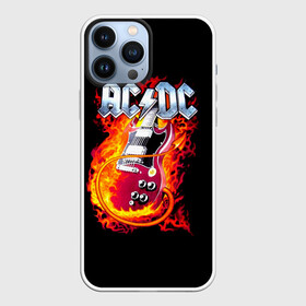 Чехол для iPhone 13 Pro Max с принтом AC DC в Тюмени,  |  | ac dc | acdc | acdc ас дс | австралийская | ангус янг | асдс | блюз | группа | крис слэйд | метал | молния | музыка | певцы | рок | рок н ролл | стиви янг | хард | хардрок | эксл роуз