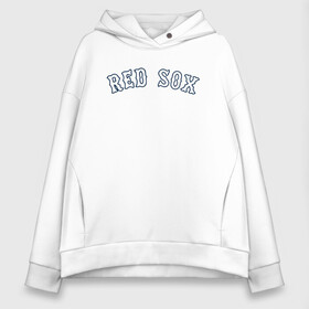 Женское худи Oversize хлопок с принтом Red sox в Тюмени, френч-терри — 70% хлопок, 30% полиэстер. Мягкий теплый начес внутри —100% хлопок | боковые карманы, эластичные манжеты и нижняя кромка, капюшон на магнитной кнопке | red sox | rsac | бейсбол | бостон | красные носки | массачусетс | профессиональная бейсбольная | спорт | улетай | утекай