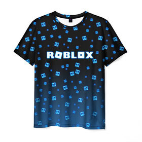 Мужская футболка 3D с принтом Roblox X Marshmello в Тюмени, 100% полиэфир | прямой крой, круглый вырез горловины, длина до линии бедер | Тематика изображения на принте: marshmello | roblox | roblox x marshmello | roblox скачать | игра роблокс | роблокс | роблокс играть | роблокс симулятор | скачать роблокс