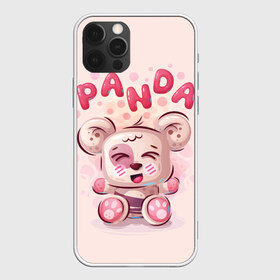 Чехол для iPhone 12 Pro Max с принтом PANDA в Тюмени, Силикон |  | bear | bright | funny | panda | веселый | забавный | мишка | панда | прикольный | смешной | яркий