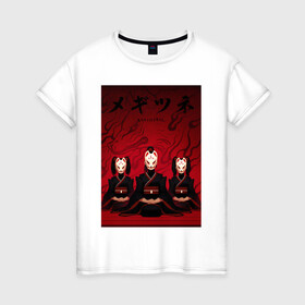 Женская футболка хлопок с принтом Babymetal art в Тюмени, 100% хлопок | прямой крой, круглый вырез горловины, длина до линии бедер, слегка спущенное плечо | heavy | japan | kawaii | metal | music | rock | кавай | метал | музыка | рок | хэви | япония