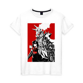 Женская футболка хлопок с принтом Babymetal fan art в Тюмени, 100% хлопок | прямой крой, круглый вырез горловины, длина до линии бедер, слегка спущенное плечо | heavy | japan | kawaii | metal | music | rock | кавай | метал | музыка | рок | хэви | япония