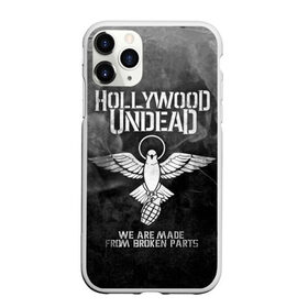 Чехол для iPhone 11 Pro Max матовый с принтом Hollywood Undead в Тюмени, Силикон |  | Тематика изображения на принте: charlie scene | danny | funny man | hollywood undead | hu | j dog | johnny 3 tears | голливудская нежить | голубь | голубь с гранатой | граната | ню метал | рэп метал | рэп рок