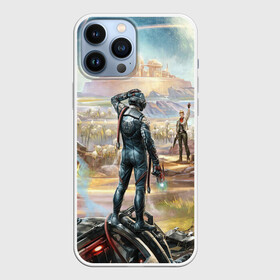 Чехол для iPhone 13 Pro Max с принтом The Outer Worlds в Тюмени,  |  | Тематика изображения на принте: fallout | альцион | графика | космический корабль | криосн | фантастика