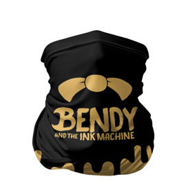 Бандана-труба 3D с принтом Bendy And The Ink Machine в Тюмени, 100% полиэстер, ткань с особыми свойствами — Activecool | плотность 150‒180 г/м2; хорошо тянется, но сохраняет форму | bendy | bendy and the ink machine | бенди | бени | бенни | детская | детям | игра | капли | компьютерная игра | краска | машина | подтеки | розовая | ужастик