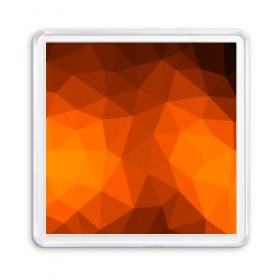 Магнит 55*55 с принтом ORANGE ABSTRACTION в Тюмени, Пластик | Размер: 65*65 мм; Размер печати: 55*55 мм | Тематика изображения на принте: abstract | abstraction | color | geometry | paitnt | polygon | polygonal | psy | абстракция | геометрия | краски | неоновые | полигоны | психоделика