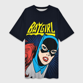 Платье-футболка 3D с принтом Batgirl в Тюмени,  |  | barbara gordon | batgirl | batgirl comics | comics | shtatbat | барбара гордон | бетгерл | бэтгерл