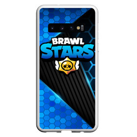 Чехол для Samsung Galaxy S10 с принтом Brawl Stars в Тюмени, Силикон | Область печати: задняя сторона чехла, без боковых панелей | Тематика изображения на принте: brawl | bs | clash line | fails | funny | leon | moments | stars | supercell | tick | бой | босс | бравл | броубол | бс | драка | звезд | осада | поззи | сейф | старс | цель