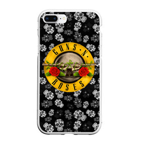 Чехол для iPhone 7Plus/8 Plus матовый с принтом Guns n roses в Тюмени, Силикон | Область печати: задняя сторона чехла, без боковых панелей | axl rose | geffen records | gnr | guns | rock | roses | slash | гансы | пистолеты | розы | рок | слеш | эксл роуз