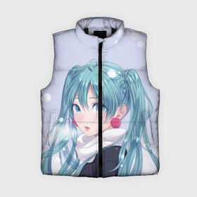 Женский жилет утепленный 3D с принтом Hatsune Miku. Winter в Тюмени,  |  | anime | aquamarin | aquamarine | everlasting | hatsune | j pop | miku | projectdiva | singer | snow | summer | vocaloid | аквамарин | аниме | вокалоид | мику | певица | хацуне | хацунэ