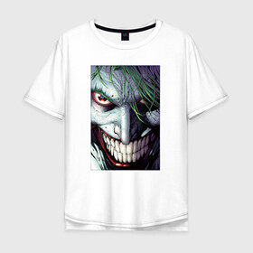 Мужская футболка хлопок Oversize с принтом Joker в Тюмени, 100% хлопок | свободный крой, круглый ворот, “спинка” длиннее передней части | joker | shtatjoker | артур флек | джокер | жокир
