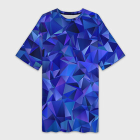 Платье-футболка 3D с принтом НЕОНОВЫЕ КРИСТАЛЫ в Тюмени,  |  | abstract | crystal | geometry | geometry stripes | texture | абстракция | геометрические полосы | геометрия | кристаллы | текстура
