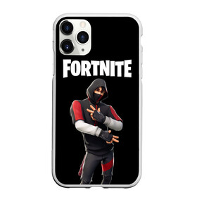 Чехол для iPhone 11 Pro матовый с принтом FORTNITE IKONIK (КАПЮШОН) в Тюмени, Силикон |  | fnchap2 | fortnite | fortnite 2 | fortnite x | ikonik | marshmello | иконик | маршмелло | фортнайт | фортнайт 2 | фортнайт глава 2