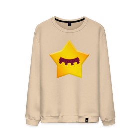 Мужской свитшот хлопок с принтом BRAWL STARS - SANDY в Тюмени, 100% хлопок |  | brawl | bull | colt | crow | game | games | leon | online | penny | poco | sandy | shelly | spike | star | stars | wanted | брав | бравл | браво | звезда | звезды | игра | игры | лого | онлайн | сенди | старс | сэнди