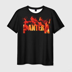 Мужская футболка 3D с принтом Pantera в Тюмени, 100% полиэфир | прямой крой, круглый вырез горловины, длина до линии бедер | Тематика изображения на принте: american | anselmo | havy metal | pantera | philip anselmo | trash metal | ансельмо | пантера | фил ансельмо