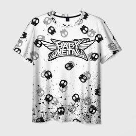 Мужская футболка 3D с принтом BABYMETAL в Тюмени, 100% полиэфир | прямой крой, круглый вырез горловины, длина до линии бедер | babymetal | j pop | japan | бэбиметал | дэт метал | каваий метал | моа кикути | судзука накамото | юи мидзуно | япония