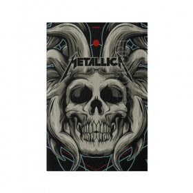 Обложка для паспорта матовая кожа с принтом Metallica в Тюмени, натуральная матовая кожа | размер 19,3 х 13,7 см; прозрачные пластиковые крепления | Тематика изображения на принте: album | black | concert | heavy | kirk | metal | metallica | music | rock | tolls | джеймс хэтфилд | кирк хэмметт | клифф бёртон | ларс ульрих | метал | металлика | трэш