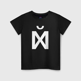 Детская футболка хлопок с принтом Х в Тюмени, 100% хлопок | круглый вырез горловины, полуприлегающий силуэт, длина до линии бедер | xyn | абстракция | маты | метамодернизм | надписи