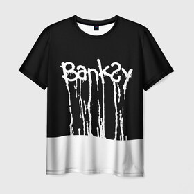 Мужская футболка 3D с принтом Banksy в Тюмени, 100% полиэфир | прямой крой, круглый вырез горловины, длина до линии бедер | art | banksy | street | street art | арт | бэнкси | стрит | стрит арт