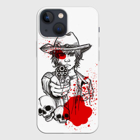 Чехол для iPhone 13 mini с принтом The Walking Dead в Тюмени,  |  | the walking dead | twd | апокалипсис | зомби | карл | кровь | ходячие мертвецы