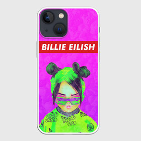 Чехол для iPhone 13 mini с принтом BILLIE EILISH в Тюмени,  |  | bad guy | billie | eilish | ocean eyes | айлиш | билли | девушка | певица | эйлиш