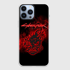 Чехол для iPhone 13 Pro Max с принтом Cyberpunk 2077. в Тюмени,  |  | Тематика изображения на принте: cbp | cyberpunk 2077 | игра | киберпанк 2077