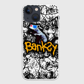 Чехол для iPhone 13 mini с принтом Banksy в Тюмени,  |  | art | banksy | street | street art | арт | бэнкси | стрит | стрит арт