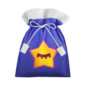 Подарочный 3D мешок с принтом BRAWL STARS - SANDY в Тюмени, 100% полиэстер | Размер: 29*39 см | brawl | bull | colt | crow | game | games | leon | online | penny | poco | sandy | shelly | spike | star | stars | wanted | брав | бравл | браво | звезда | звезды | игра | игры | лого | онлайн | сенди | старс | сэнди