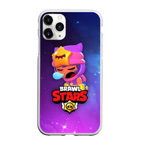 Чехол для iPhone 11 Pro матовый с принтом SANDY SPACE (Brawl Stars) в Тюмени, Силикон |  | brawl | bull | colt | crow | game | games | leon | online | penny | poco | sandy | shelly | spike | star | stars | wanted | брав | бравл | браво | звезда | звезды | игра | игры | лого | онлайн | сенди | старс | сэнди