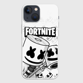 Чехол для iPhone 13 mini с принтом FORTNITE MARSHMELLO в Тюмени,  |  | chapter 2 | fortnite | marshmello | диджей | игры | маршмэллоу | молоток | фортнайт