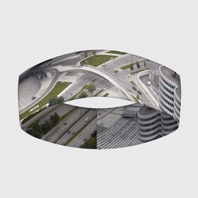 Повязка на голову 3D с принтом BMW city в Тюмени,  |  | bmw | buildings | city | germany | munich | prestige | бмв | германия | город | здания | мюнхен | престиж