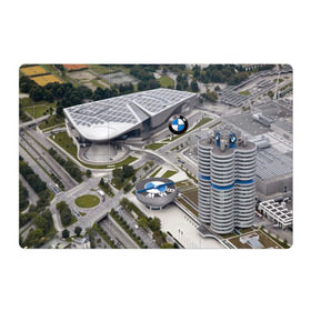 Магнитный плакат 3Х2 с принтом BMW city в Тюмени, Полимерный материал с магнитным слоем | 6 деталей размером 9*9 см | bmw | buildings | city | germany | munich | prestige | бмв | германия | город | здания | мюнхен | престиж