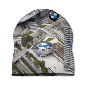 Шапка 3D с принтом BMW city в Тюмени, 100% полиэстер | универсальный размер, печать по всей поверхности изделия | bmw | buildings | city | germany | munich | prestige | бмв | германия | город | здания | мюнхен | престиж
