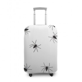 Чехол для чемодана 3D с принтом Пауки в Тюмени, 86% полиэфир, 14% спандекс | двустороннее нанесение принта, прорези для ручек и колес | spider | spiders | абстрактный | абстракция | животное | животные | жук | жуки | насекомое | насекомые | паук | паучий | паучки | паучок | природа | фауна