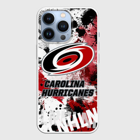 Чехол для iPhone 13 Pro с принтом Каролина Харрикейнз в Тюмени,  |  | carolina | carolina hurricanes | hockey | hurricanes | nhl | каролина | каролина харрикейнз | нхл | спорт | харрикейнз | хоккей | шайба