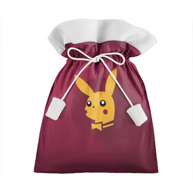 Подарочный 3D мешок с принтом Pikachu в Тюмени, 100% полиэстер | Размер: 29*39 см | pikachu | pokeball | pokemon | пикачу | покебол | покемон