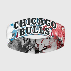 Повязка на голову 3D с принтом Чикаго Буллз в Тюмени,  |  | bulls | chicago | chicago bulls | nba | баскетбол | буллз | нба | чикаго | чикаго буллз