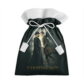 Подарочный 3D мешок с принтом Carnival Row в Тюмени, 100% полиэстер | Размер: 29*39 см | cara delevingne | carnival row | виньет стоунмосс | кара делевинь | карнивал роу | фентази | фея