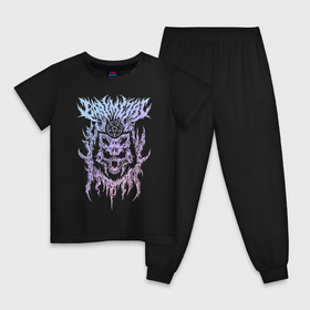 Детская пижама хлопок с принтом BABYMETAL в Тюмени, 100% хлопок |  брюки и футболка прямого кроя, без карманов, на брюках мягкая резинка на поясе и по низу штанин
 | babymetal | moametal | su metal | yuimetal | бэбимэтал | группы | каваий метал | метал | музыка