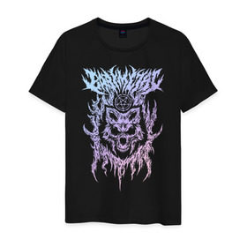 Мужская футболка хлопок с принтом BABYMETAL в Тюмени, 100% хлопок | прямой крой, круглый вырез горловины, длина до линии бедер, слегка спущенное плечо. | babymetal | moametal | su metal | yuimetal | бэбимэтал | группы | каваий метал | метал | музыка