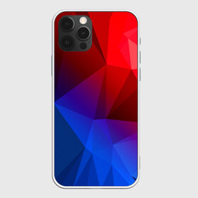 Чехол для iPhone 12 Pro Max с принтом RED&BLUE в Тюмени, Силикон |  | abstract | abstraction | color | geometry | paitnt | polygon | polygonal | psy | абстракция | геометрия | краски | неоновые | полигоны | психоделика