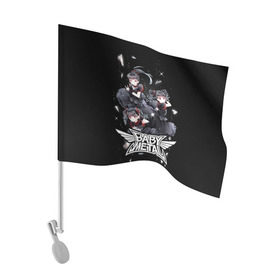 Флаг для автомобиля с принтом BABYMETAL в Тюмени, 100% полиэстер | Размер: 30*21 см | babymetal | moametal | su metal | yuimetal | бэбимэтал | группы | каваий метал | метал | музыка