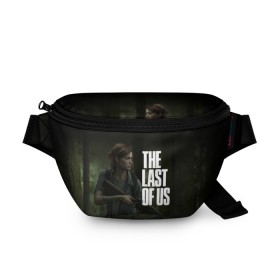 Поясная сумка 3D с принтом THE LAST OF US в Тюмени, 100% полиэстер | плотная ткань, ремень с регулируемой длиной, внутри несколько карманов для мелочей, основное отделение и карман с обратной стороны сумки застегиваются на молнию | cicadas | fireflies | naughty dog | the last of us | the last of us part 2 | джоэл | последние из нас | цикады | элли