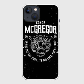 Чехол для iPhone 13 с принтом Конор Макгрегор в Тюмени,  |  | conor mcgregor | mma | the notorious | ufc | боец | конор макгрегор | миксфайт | чемпион